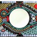 Abstract Mosaic Mirror Take 30%OFF w/Coupon Code CIJ30, Rectangular Wall Hanging, Framed Mirror