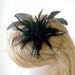 Theatre District - Black Feather Cocktail Hat