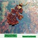 Oak Leaf Necklace, Copper Iridescent, Real Leaf, Pendant & chain - Free and Gift box