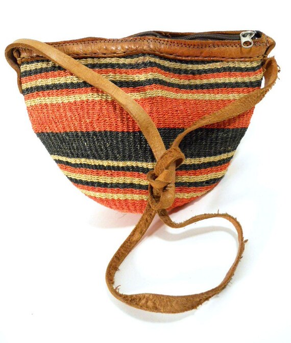 Small Woven African Kenyan Bag