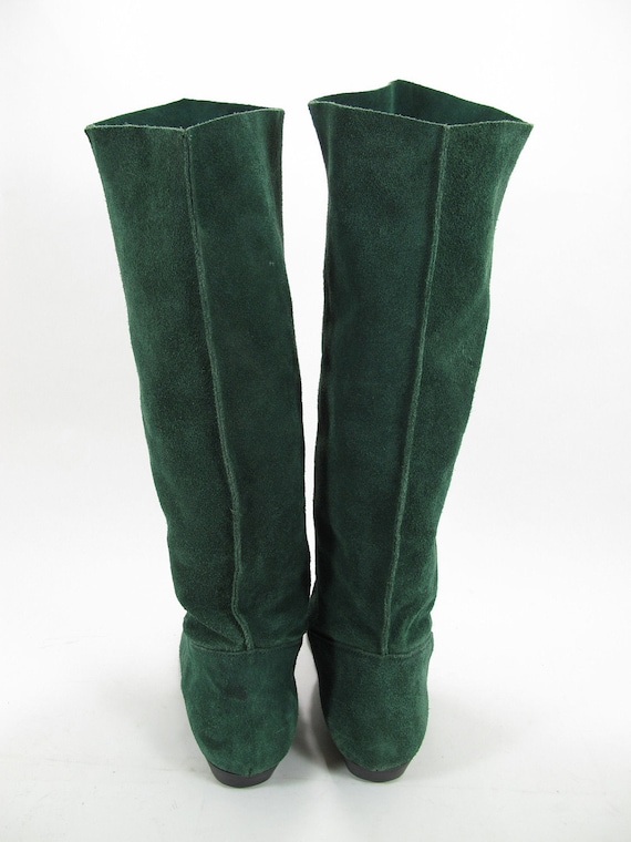 army green thigh high boots