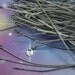 2 1/2 inch eyepin antique silver over BRASS 100pc findings