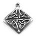 Celtic Knot Pendant pewter charm power of three