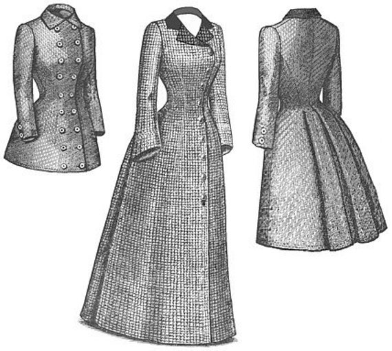 Bustle Dress Pattern | eBay