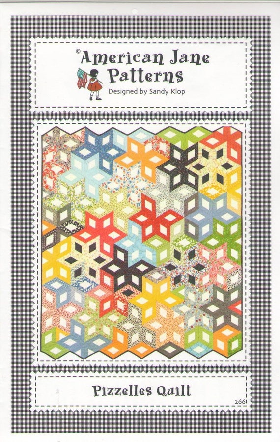 Items similar to Pizzelles Quilt Pattern by Sandy Klop of American Jane Patterns - Honey Bun ...
