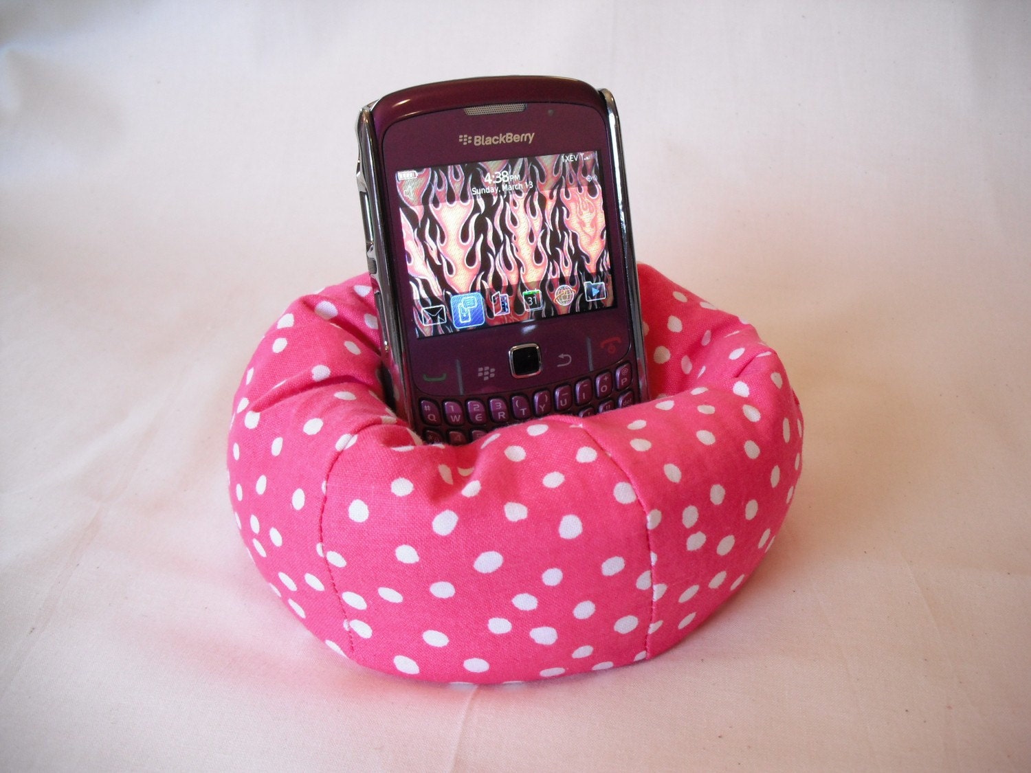 Bean bag chair for cell phone