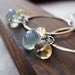 Moss Aquamarine Earrings Citrine Brass Sterling Silver Black Friday