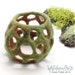 Textile Cuff Bracelet No. 38 Green Earth Wet Felt with Merino Wool Silk