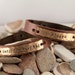 His and hers leather bracelets, until the very end, -always