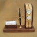 OOAK Zebra Desk Set Clock