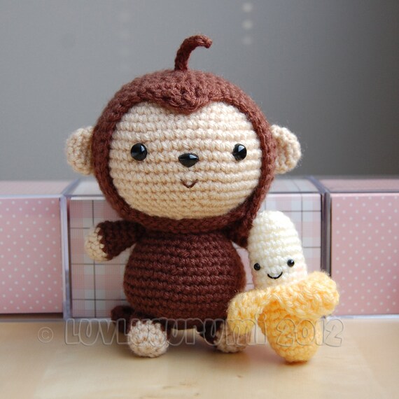 crochet lion gurumi pattern Pattern on by Gurumi Crochet Etsy Monkey LuvlyGurumi