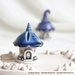 Blueberry House of spring tiny fairies by studio Vishnya