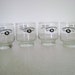 SALE-Jack Daniels Vintage Rare Tennessee Sipper Glasses Set of 4 made by Libbey Glass