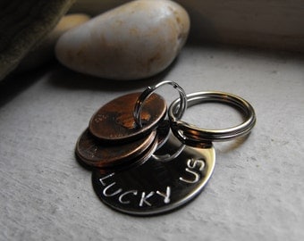 New Lucky Us Keychain stainless steel version 2 penny