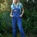 Vintage 50s Smiths Denim Brass Hardware Overalls