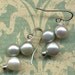Natural Pearls Earrings in mint Green Sale