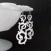 Swirl Earrings in white