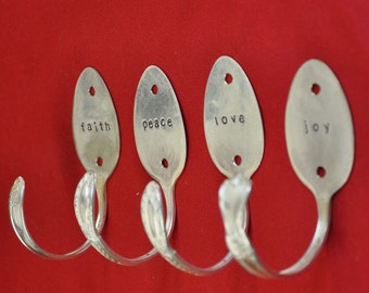 4 Personalized Spoon Hooks