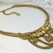 Vintage Necklace Mesh Bib style by Tan