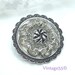 Vintage Scarf Clip silver tone Eloxal W Germany