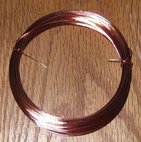 Copper Wire 22 gauge Solid Copper Wire Round Half Hard by nottoto