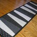 Black, White and Gray Short Runner