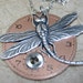 Steampunk Necklace - The Big Time - Vintage Repurposed Pocket Watch Dial Jewelry - Handmade and Designed by A Second Time