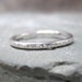 Sterling Silver Stacking Ring - Textured - Hand Made Silver Artisan Jewellery - Designed by A Second Time