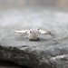 Diamond In The Rough Engagement Ring - One Carat Rough Uncut Diamond and 10K White Gold Ring - Handmade and Designed by A Second Time