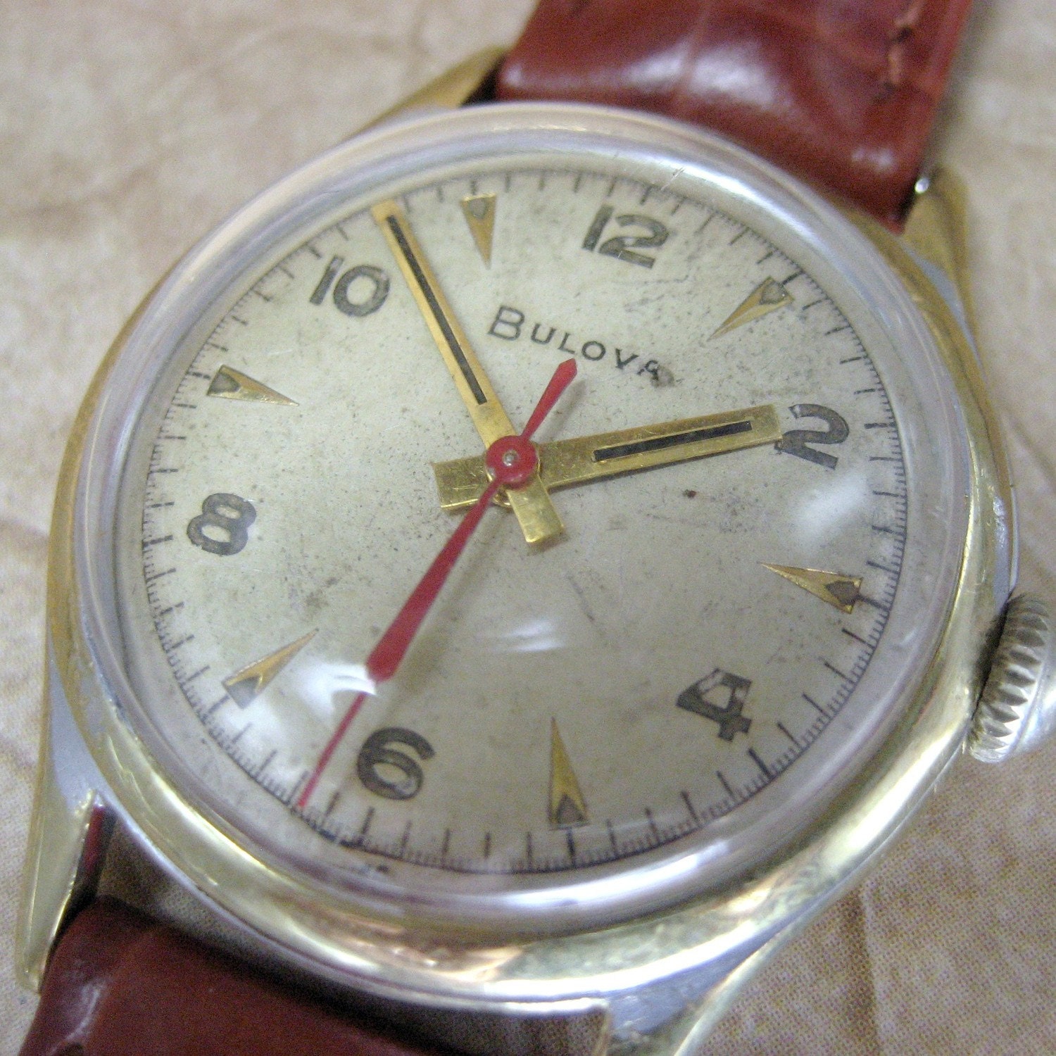 Vintage Mechanical Bulova 17 Jewel Mechanical Watch Circa 1950