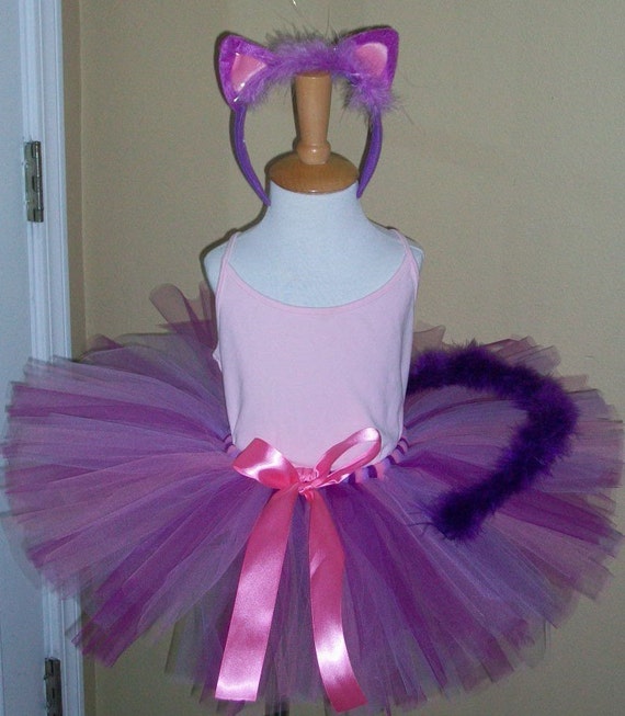 Cheshire Cat Tutu Costume Set 3piece set tutu ears