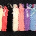 Beautiful Petti Lace Romper with Shoulder Straps and Bow 15 colors to choose from S, M, or L