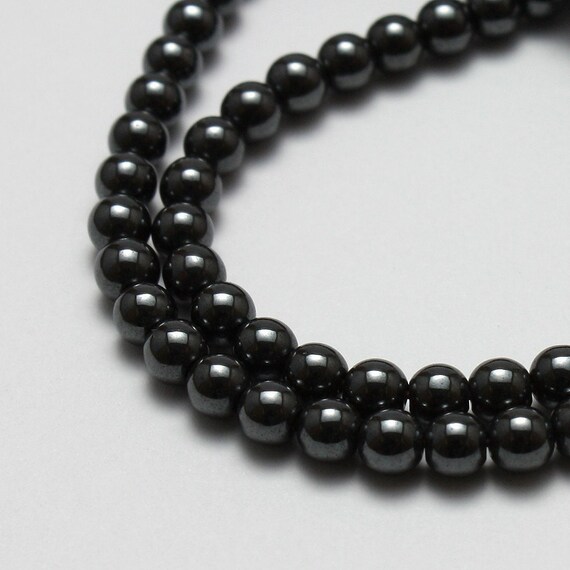 Natural Hematite Beads 3mm round 16 Strand