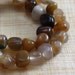 Wooden Agate Beads 5mm Pebble Nuggets - full strand