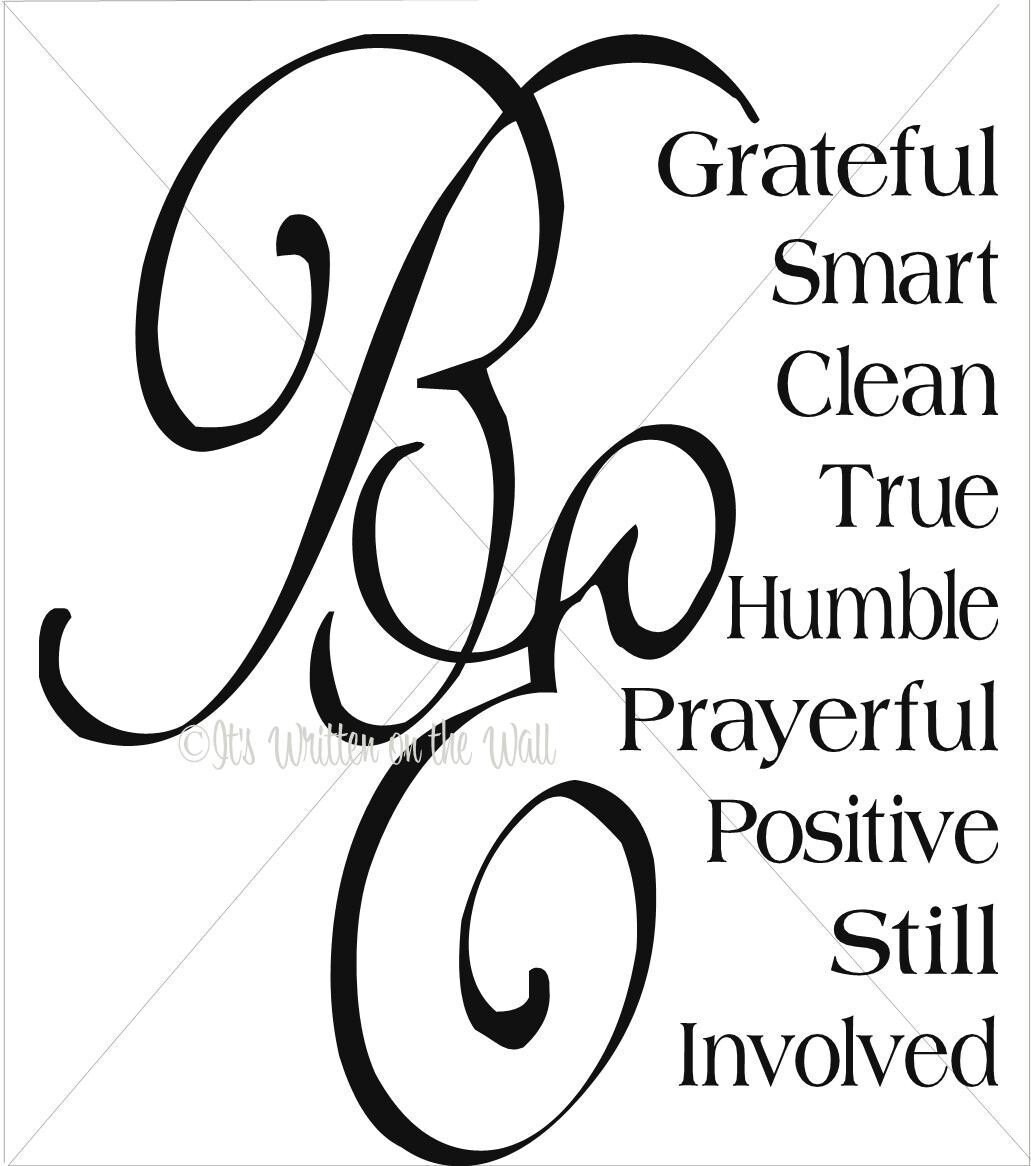 Gordon B Hinckley Quote Be's Vinyl Lettering Wall Saying
