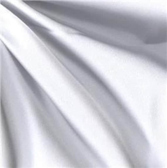 PUL White 1mm Polyurethane laminate fabric 1 yard