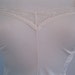 vintage camisole lingerie cream with FLORAL LACE tiny fit union label