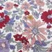Wild Daisies in Red - Floral Cotton Fabric - Half Yard