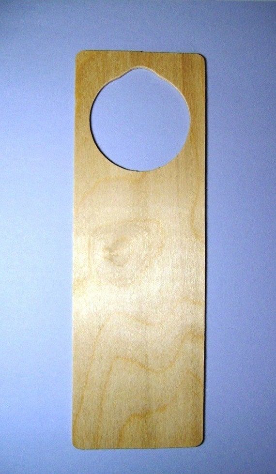 Unfinished Wood Door Hangers