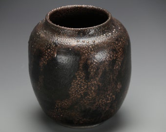 Raku Vase