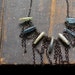 Billows. Rustic Kyanite Blade Necklace.
