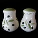Italian Mid Century Olive Branch Salt & Pepper Shakers