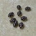 8 5mm x 4mm Barrel Sterling Silver Bali Bead Findings (510)