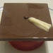 Solid chocolate completely customizable graduation hat