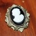 Vintage CAMEO Brooch Antique Victorian Edwardian