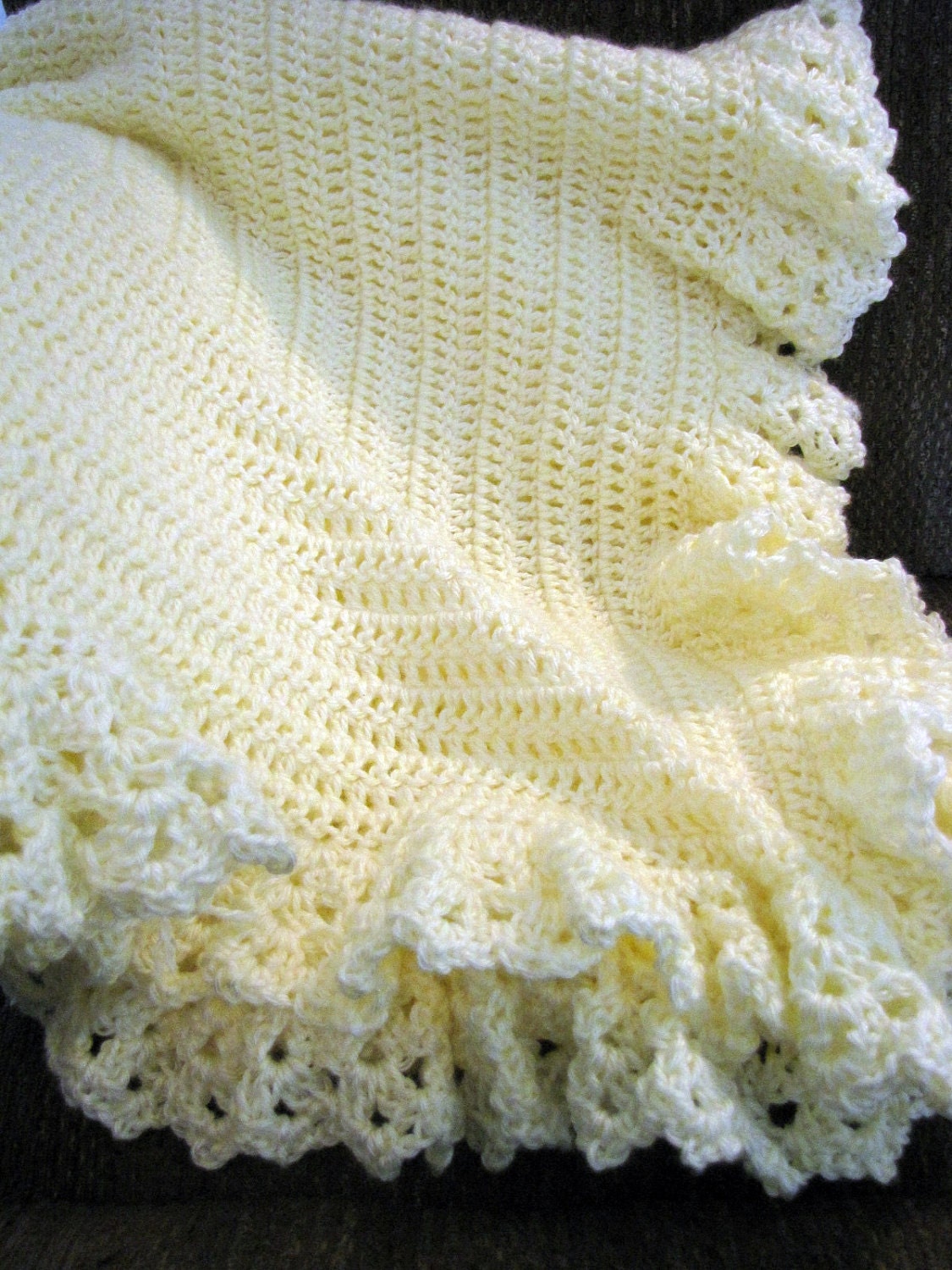 PDF Crochet Pattern Angel Wings Comfort or Prayer Shawl
