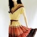 40s Dress / Vintage 1940s Dance Dress / S / M