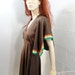 70s Dress / Vintage 1970s Boho Angel Sleeve / S