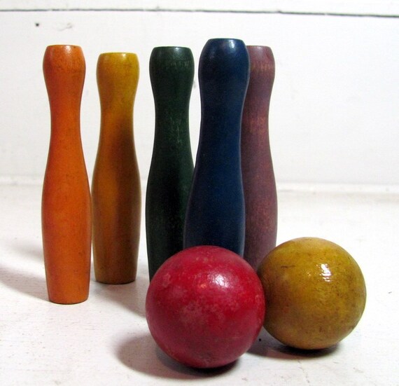 animal bowling pins