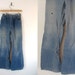 vintage beat up distressed Wrangler denim boyfriend jeans teen size 13 / 14